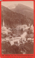 Austria - Bad Gastein Von Den Schwarzenberg Anlagen - Siecle 19 - Photo Anton Czurda - 65x105mm - St. Johann Im Pongau