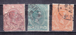 1884  PACCHI POSTALI  50 + 75 + 1,25 Cent  USATO - Paquetes Postales