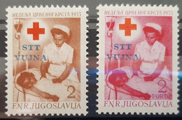 YUGOSLAVIA TRIESTE ZONE B 1953 - RED CROSS MNH - Collections, Lots & Séries