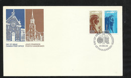 Canada Lettre Premier Jour FDC Ottawa Le 24/04/1981 Paire N°764/65 Béatification De Religieuses B/TB Voir Scan Soldé ! ! - 1981-1990