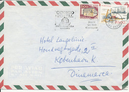 Portugal Air Mail Cover Sent To Denmark 1981 - Brieven En Documenten