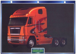 C2/ FICHE CARTONNE CAMION SERIE TRACTEUR CABINE US 1998 FREIGHLINER ARGOSY - Camion
