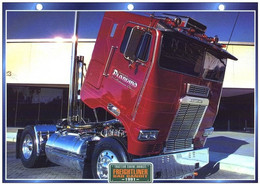 C2/ FICHE CARTONNE CAMION SERIE TRACTEUR CABINE US 1991 FREIGHLINER BAD BANDIT - Trucks