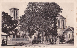 CALLAC ,,,, L' EGLISE ET LE  SQUARE ,,,,, - Callac