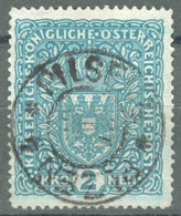 Tschechoslowakei CSR 1917 Marke Österreich +204 + Zentrischer O PILSEN PLZN - ...-1918 Prephilately