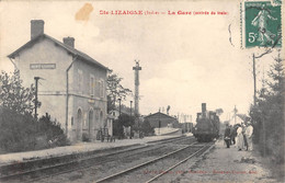 CPA 27 SAINTE LIZAIGNE LA GARE ARRIVEE DU TRAIN - Sonstige & Ohne Zuordnung