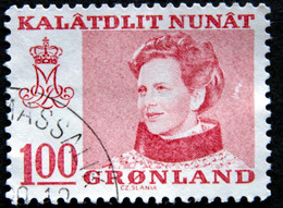 Greenland 1977  Queen Margarethe II.MiNr.101Y ( Lot H 873) - Oblitérés