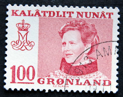 Greenland 1977  Queen Margarethe II.MiNr.101Y ( Lot H 875) - Oblitérés