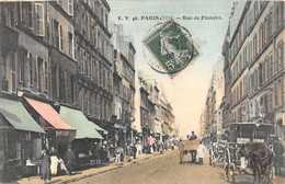 CPA 75 PARIS XIXe RUE DE FLANDRE - Distretto: 19