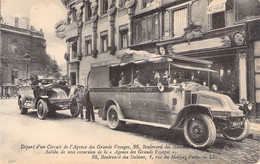 CPA Thèmes - Métiers - Départ D'un Circuit De L'Agence Des Grands Voyages - Lévy Fils & Cie - Animée - Voiture - Paris - Otros & Sin Clasificación