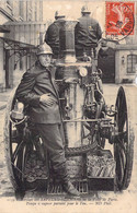 CPA Thèmes - Métiers - Service Des Sapeurs Pompiers De La Ville De Paris - N.D. Phot. - Oblitérée Vaucluse 1908 - Pompieri