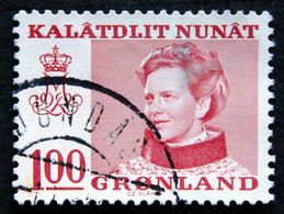 Greenland 1977  Queen Margarethe II.MiNr.101X ( Lot H 878) - Usati