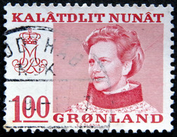 Greenland 1977  Queen Margarethe II.MiNr.101X ( Lot H 881) - Used Stamps