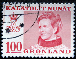 Greenland 1977  Queen Margarethe II.MiNr.101X ( Lot H 882) - Gebruikt