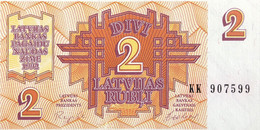 Latvia 2 Rubli, P-36 (1992) - UNC - Letland