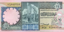 Libya 1/4 Dinar, P-57b (1991) UNC - Libyen