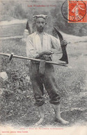 CPA Thèmes - Agriculture - Les Pyrénées - Type De Faucheur Montagnard - Phototypie Labouche Frères - Oblitérée 1908 - Autres & Non Classés