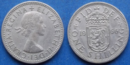 UK - 1 Shilling 1966 "Crowned Scottish Shield" KM# 905 Elizabeth II Pre-Decimal Coinage (1952-1971) - Edelweiss Coins - Other & Unclassified