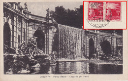 Caserta Parco Reale - Cascata Dei Venti - Viaggiata Per Campobasso Nel 1949 - Affr. 2X3L Democratica - Caserta