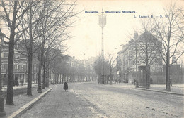 CPA BELGIQUE BRUXELLES BOULEVARD MILITAIRE - Andere & Zonder Classificatie