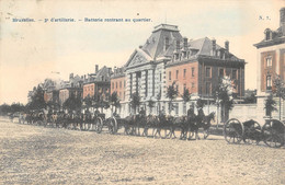 CPA BELGIQUE BRUXELLES 3e D'ARTILLERIE BATTERIE RENTRANT AU QUARTIER - Sonstige & Ohne Zuordnung