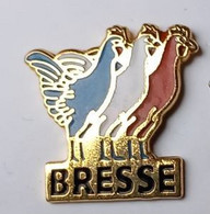 Z456 Pin's COQ 3 Coqs BBB BRESSE Bourg-en-Bresse Ain Qualité Egf Achat Immédiat - Animaux