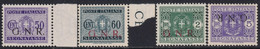 GNR Segnatasse Tir. Brescia I 4 Alti Valori Sass 53-54/I+56-57/I MNH** Cert. Ray Spl Cv 2575 - Postage Due