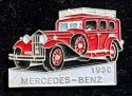 MERCEDES BENZ 1930 - ROUGE N°146 - SAPEURS POMPIERS - FEUEWEHRAUTO - VOITURE POMPIERS -CAR - AUTOMOBILE -     (30) - Bomberos