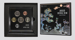 SOUTH KOREA 2022 COIN SET MINT - OFFICIAL BANK OF KOREA - Grain,Bird,Admiral Yi Sun-shin MNH (**) - Corée Du Sud