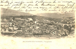 BELLEGARDE SUR VALSERINE VUE GENERALE 1902 - Bellegarde-sur-Valserine