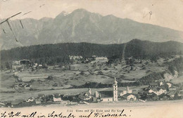 Flims Mit Piz Riein Und Piz Fess Linéaire 1910 - Flims