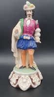 ✅➡️Statuette Figurine  GENTILHOMME Porcelaine De Bruxelles XIXe Ht 19.5cm  #220421 - Otros & Sin Clasificación