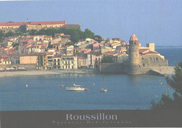 France:Roussillon, Castle And Town Overview - Roussillon