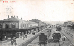 19052 " BEBRA- BAHNHOF " ANIMIERT-VERA FOTO-CART. POST. SPED.1910 - Bebra