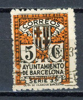 ESPAGNE - BARCELONNE N° Yvert 15 Obli. - Barcelona