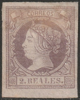 Spain 1860 Sc 54 Espana Ed 56 MNG(*) Small Thin At Left Side - Nuevos