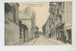 FONTENAY SOUS BOIS - La Rue Du Parc - Fontenay Sous Bois