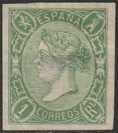 Spain 1865 Sc 71 Espana Ed 72 MNG(*) Large Centre Thin - Nuevos