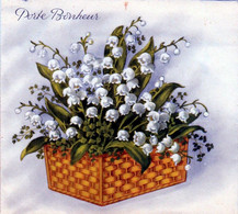 MUGUET Porte Bonheur  Carte Fermée Et Ouverte - Other & Unclassified