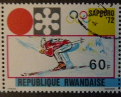 RWANDA -  Sapporo 72 : Ski Alpin - Oblitérés