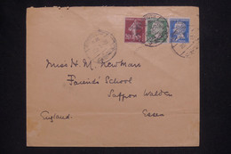LIBAN - Type Semeuse Et Pasteur Sur Enveloppe De Beyrouth Pour Le Royaume Uni En 1925 - L 136646 - Covers & Documents