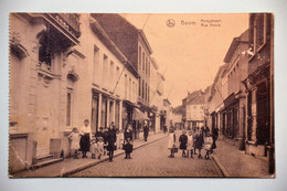 Boom 1922: Hoogstraat, Rue Haute Animée - Boom