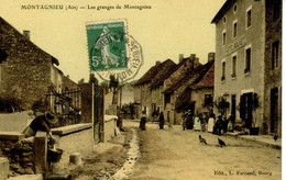 MONTAGNIEU LES GRANGES DE MONTAGNIEU HOTEL BOUVET 1909 - Unclassified