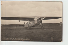 Vintage Rppc KLM K.L.M Royal Dutch Airlines Fokker F-7 Vliegtuig Aircraft No 8 - 1919-1938: Entre Guerres