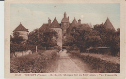 TREIGNY (89) - De Ratilly Château Fort Du XIIIe Siècle - Vue D'ensemble - état Correct - Treigny