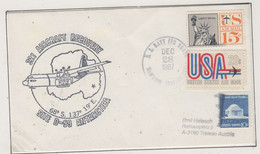 USA  Cover 321 Aircraft Recovery Ca McMurdo DEC 28 1987 (FD163C) - Polar Flights