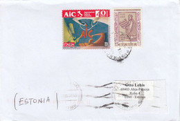GOOD ITALY Postal Cover To ESTONIA 2022 - Good Stamped: Celiac Association ; Palestrina - 2021-...: Used