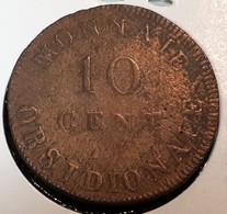 FRANCE LOUIS XVIII SIEGE D'ANVERS 10 CENTIMES 1814 R MONNAIE OBSIDIONALE - 1814 Belagerung Von Antwerpen