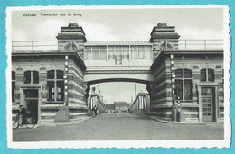 * Zelzate - Selzaete (Oost Vlaanderen) * (Uitgever Huis Blondine) Voorzicht Van De Brug, Pont, Bridge, Animée, Vélo - Zelzate