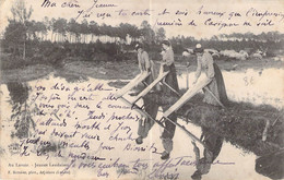 CPA Thèmes - Folklore - Au Lavoir - Jeunes Landaises - F. Bernède Phot. - Dos Non Divisé - Oblitérée 1905 Gironde - Andere & Zonder Classificatie